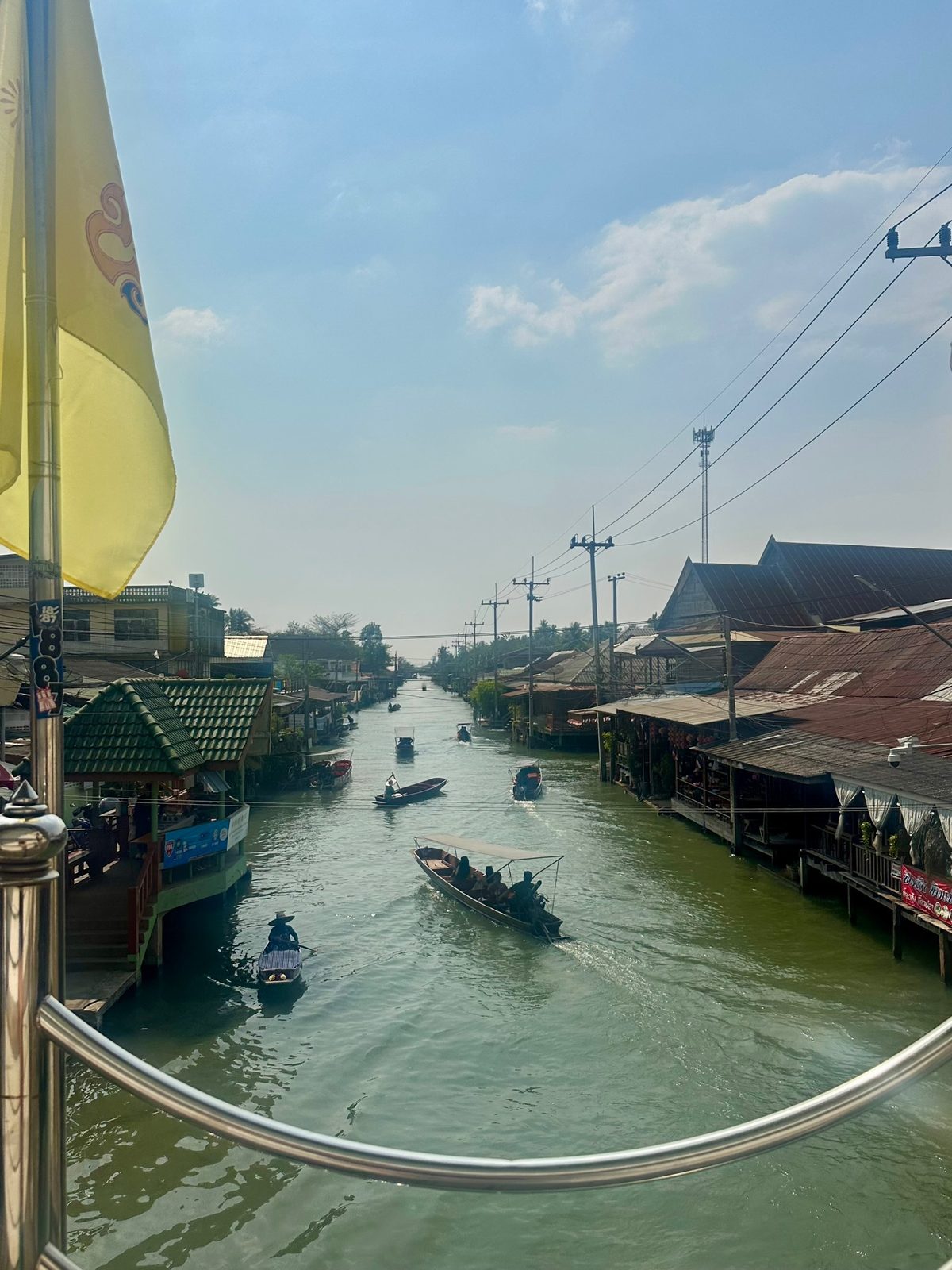 Floating market canal