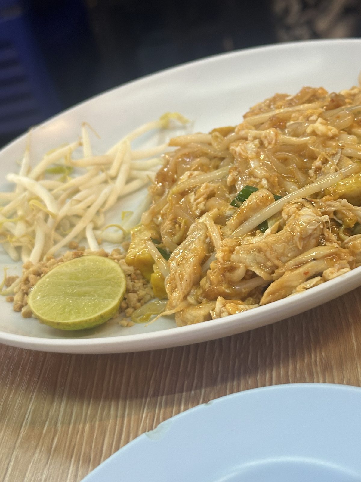 Ryker training Muay Thai — throwing a kick