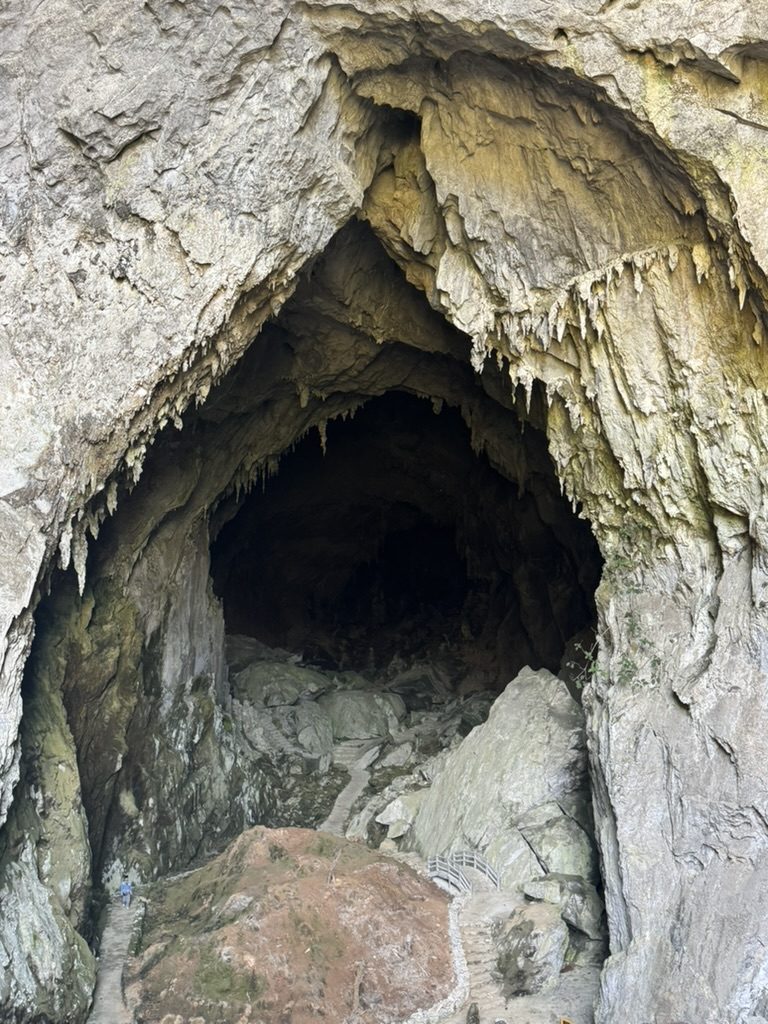 The entrance to the hidden cave on the Ha Giang Loop