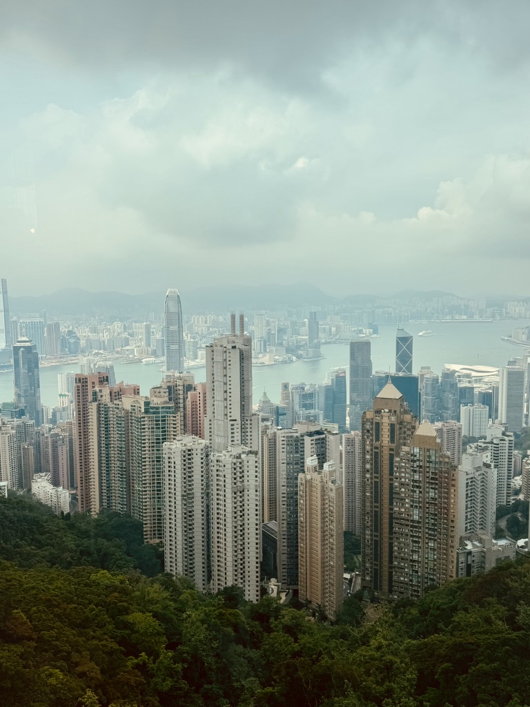 Hong Kong skyline from Victoria Peak