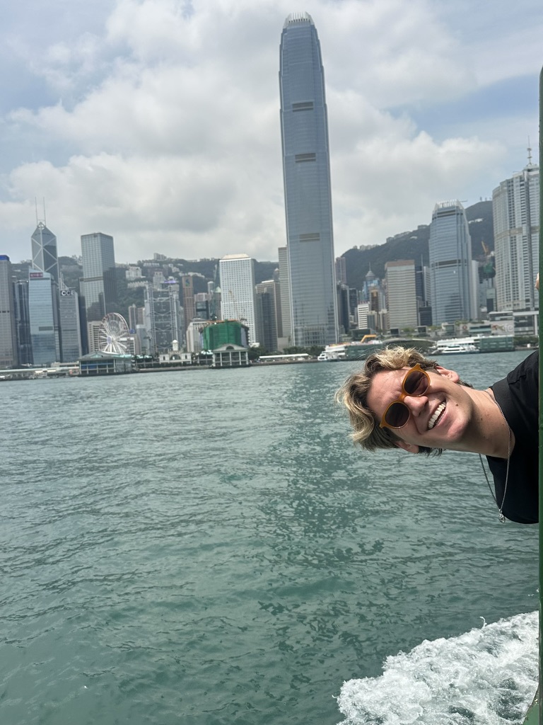 Meg on the Star Ferry