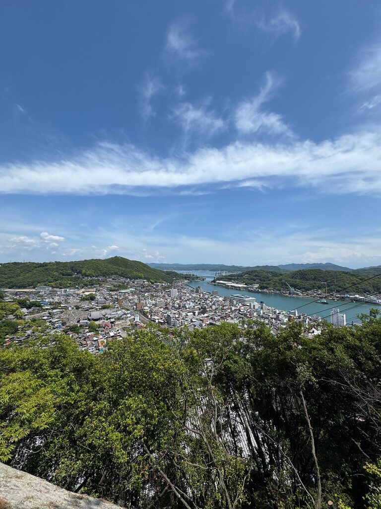 Onomichi from the hilltop