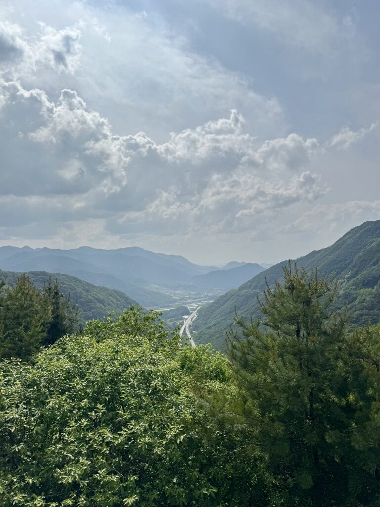 Mountain valley vista