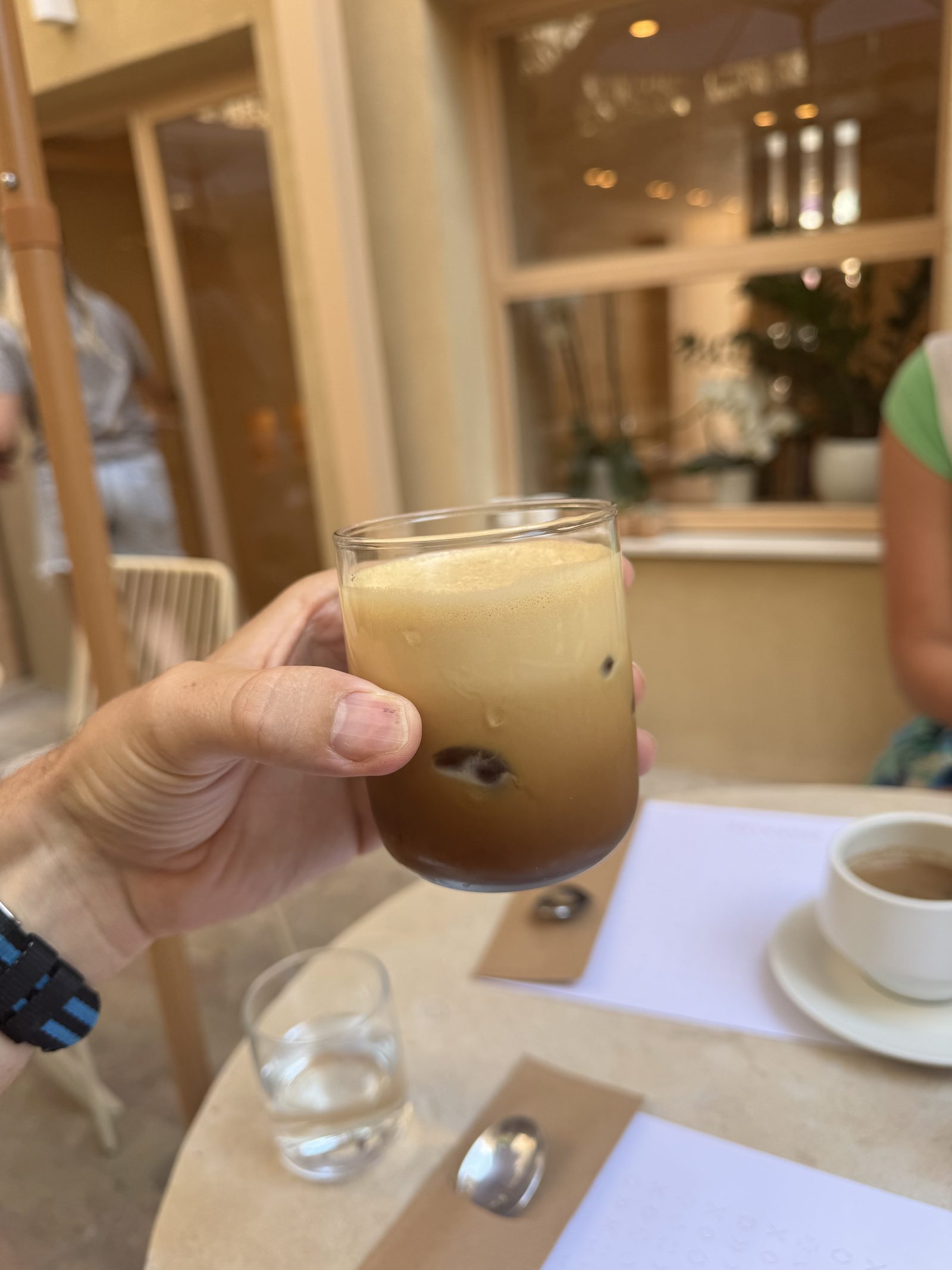 A Freddo Espresso iced coffee