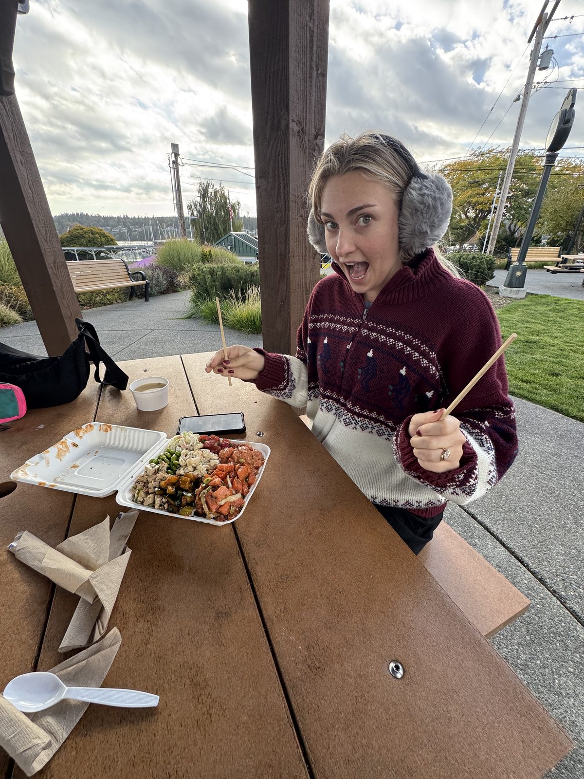 Seafood at the coast